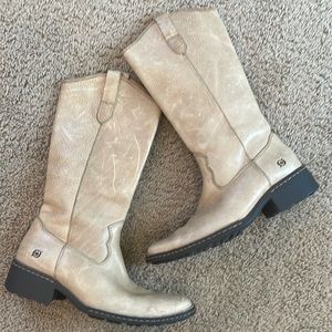 Born leather moto boots size 8.5